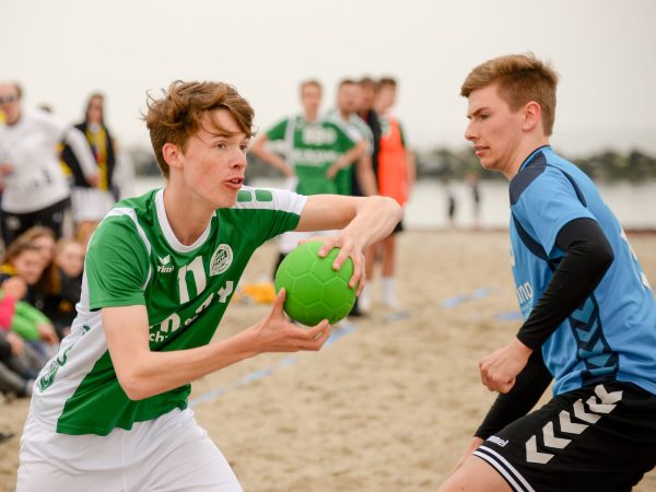 Piłka ręczna plażowa Puchar Rzut do bramki