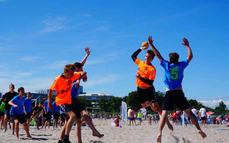 Beach Handball Cup, smukke mål i det bedste vejr