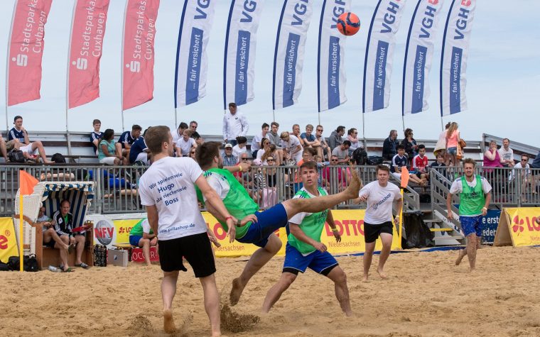 Beachsoccer Cup Cuxhaven, Spiele mit viel Action