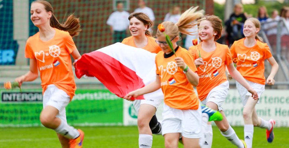 Mädchen-Fussballturnier in Dänemark