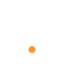 Doelwand bij Ball Friends Voetbaltoernooien Pictogram in Wit Oranje
