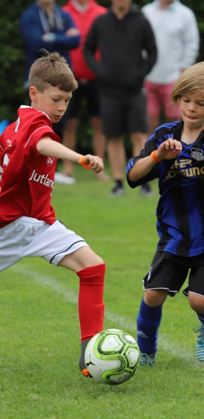 Jeugd voetbaltoernooi F-jeugd, duel